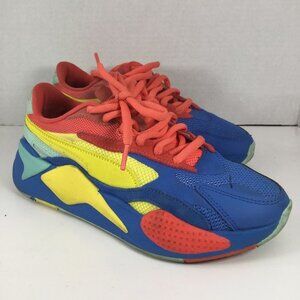 Puma RS-X3 Sneakers Puzzle Palace Blue Unisex Size 7C Multicolor Low 372357-10